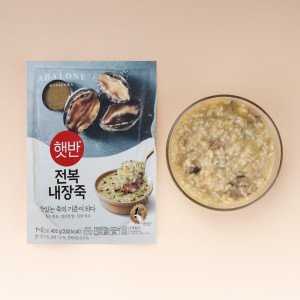 햇반 CJ 햇반 소프트밀 전복내장죽 420g 비비고죽 소비기한25년9월10일