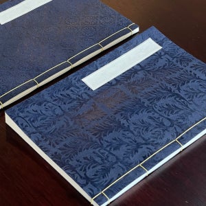 고서의 능화문을 재현한 방명록 한지 노트 A4, 부치부치