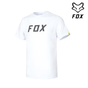 폭스 라이더스 반팔티 3501 화이트 스포츠 자전거 운동