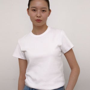 [38컴온커먼] Cap Sleeve Round T-Shirts (White) 5005082382