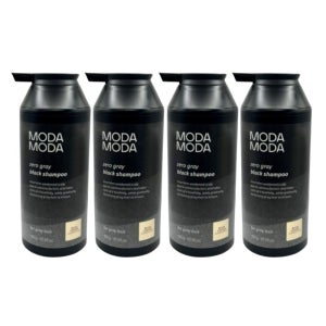 모다모다 제로 그레이 블랙 샴푸 300g 4개