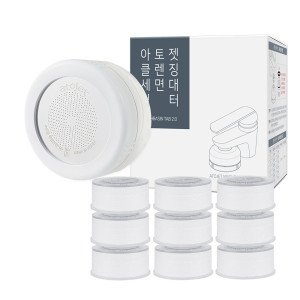 아토젯 (스타배송 단독) 아토젯 클렌징 세면대 본품+필터9P 세트 녹물필터 1년 8개월구성 녹물불순물 제거