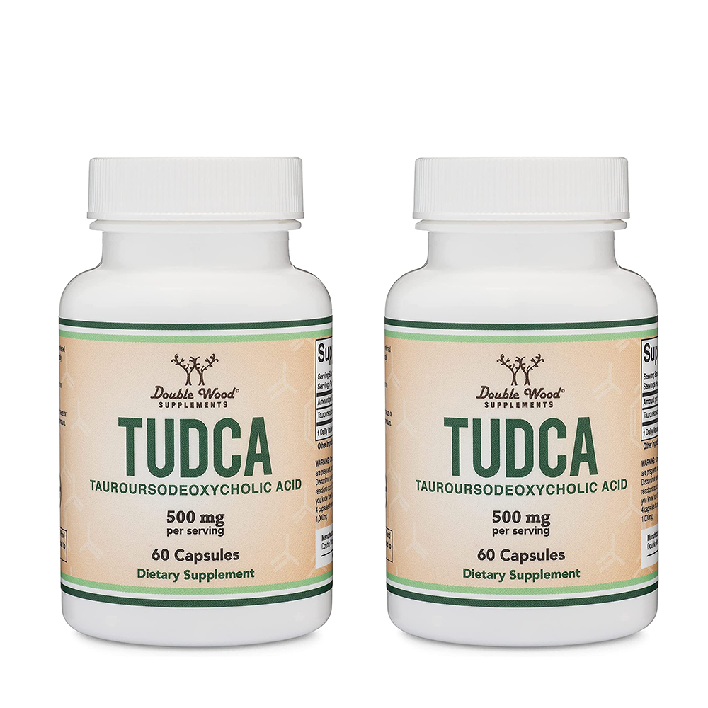 더블우드 투드카 <b>TUDCA</b> Liver Support 500mg 60정 2개 세트