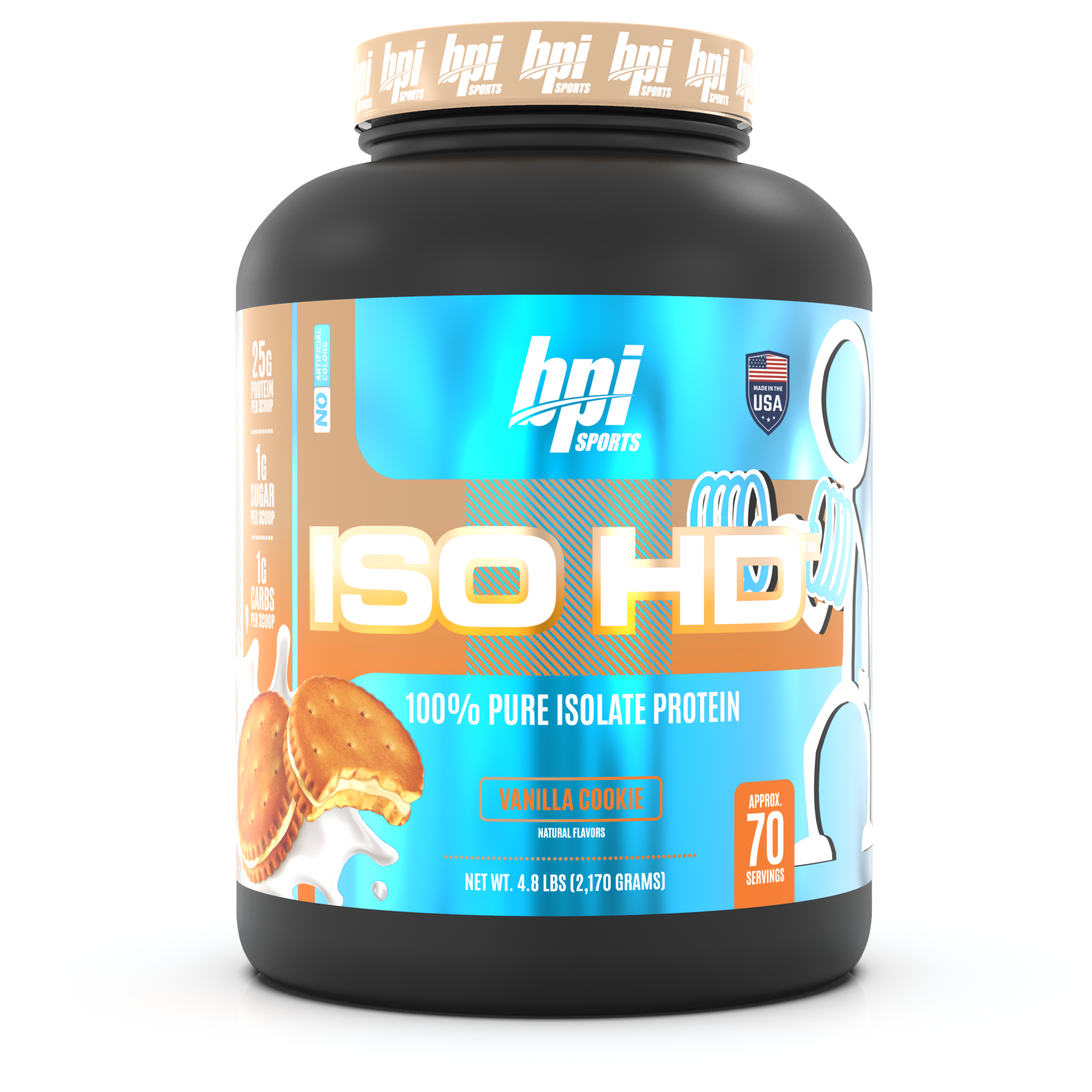 <b>비피아이스포츠</b> 아이소 HD 퓨어 아이솔레이트 <b>프로틴</b>  1개  2.17kg