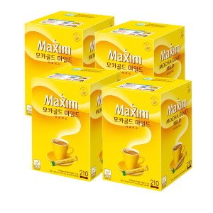 맥심 모카골드 마일드 210T x4개입 총840T(C)