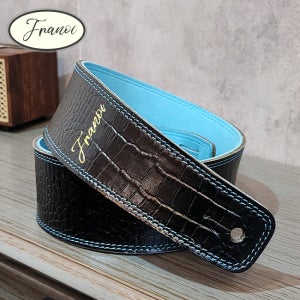 [설연휴세일 쿠폰] Franoi 프라노이 이태리 스트랩 크로커다일 CR60 BK 블랙
