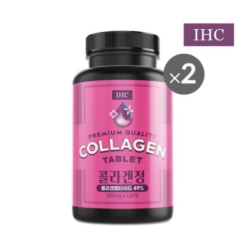 [<b>IHC</b>] <b>콜라겐정</b> 핑크 2통(240정) 8개월분