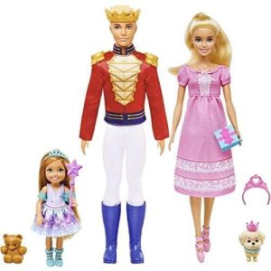 Barbie 호두까기 인형 놀이 세트 클라라 프린스 켄 첼시 요정 선물 수집가