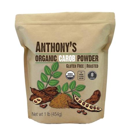 Anthonys 유기농 <b>캐럽</b> 파우더 0 5kg1파운드 글루텐 프리 GMO 프리 코코아 파우더 대체품 무가당