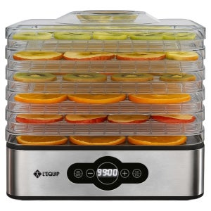 리큅 미니 식품건조기 LOD-ST500BK 5단 스테인리스  200W 저소음 스마트히팅 가정용 고추 야채 과일 음식 건조기