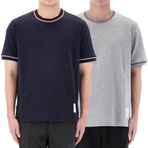 톰브라운 밀라노 스트라이프 반팔 티셔츠 2종 MJS231A 23FW MJS231A J0055