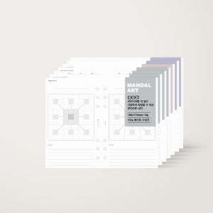 [세트] 6공 속지 pod (중) 목표 달성, 오거나이저 교체 내지 6공 속지 링바인더 시스템 다이어리