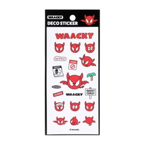 [WAAC][WAACKIZ] Uni Deco Seal Sticker(WXGJX24110BKX)