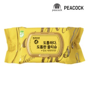 노브랜드 도톰한 100매 물티슈  15개  305g