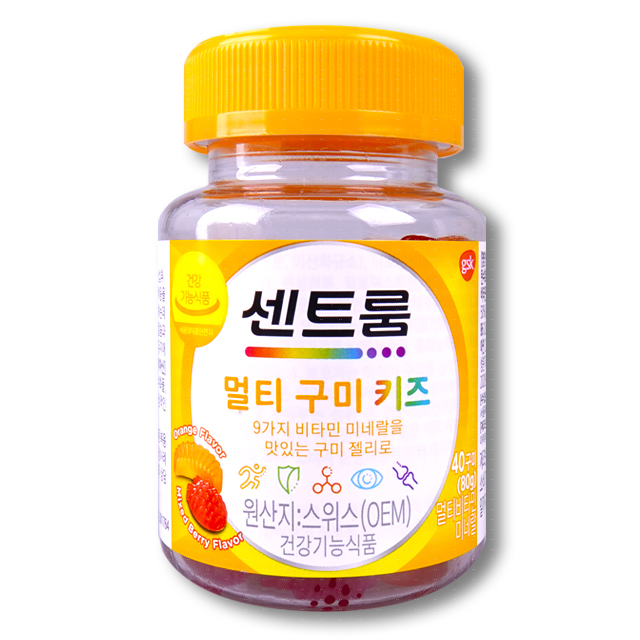 센트룸 <b>멀티 구미</b> <b>키즈</b> 2g x 40<b>구미</b>