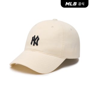 [카리나PICK][MLB공식] 루키 언스트럭쳐 볼캡 NY (Ivory) 3ACP7701N-50IVS