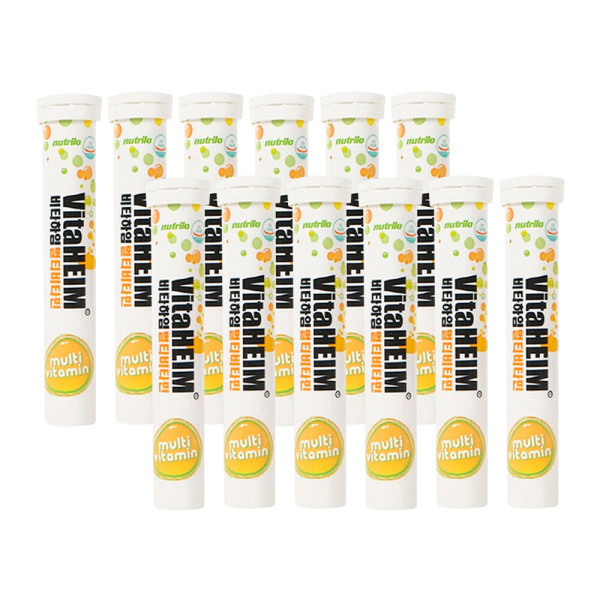 <b>누트릴로</b> 독일 발포<b>비타민</b> 비타하임 종합 멀티<b>비타민</b> <b>비타민C</b> 오렌지맛 240정(12통)
