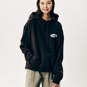 [그라미치] OVAL 후드티 Deep Brown