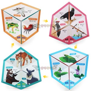 칼레이도사이클 (멸종 위기 생물) [5인용],쪽매맞춤, 수학공예, 환경오염학습교구