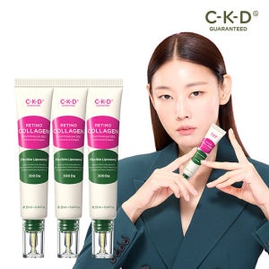 [X3]CKD 레티노콜라겐 저분자300 탄력 집중크림 25ml 3개