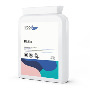 TROO Biotin 영국 <b>트루</b> <b>비오틴</b> 10000g 비건 120정