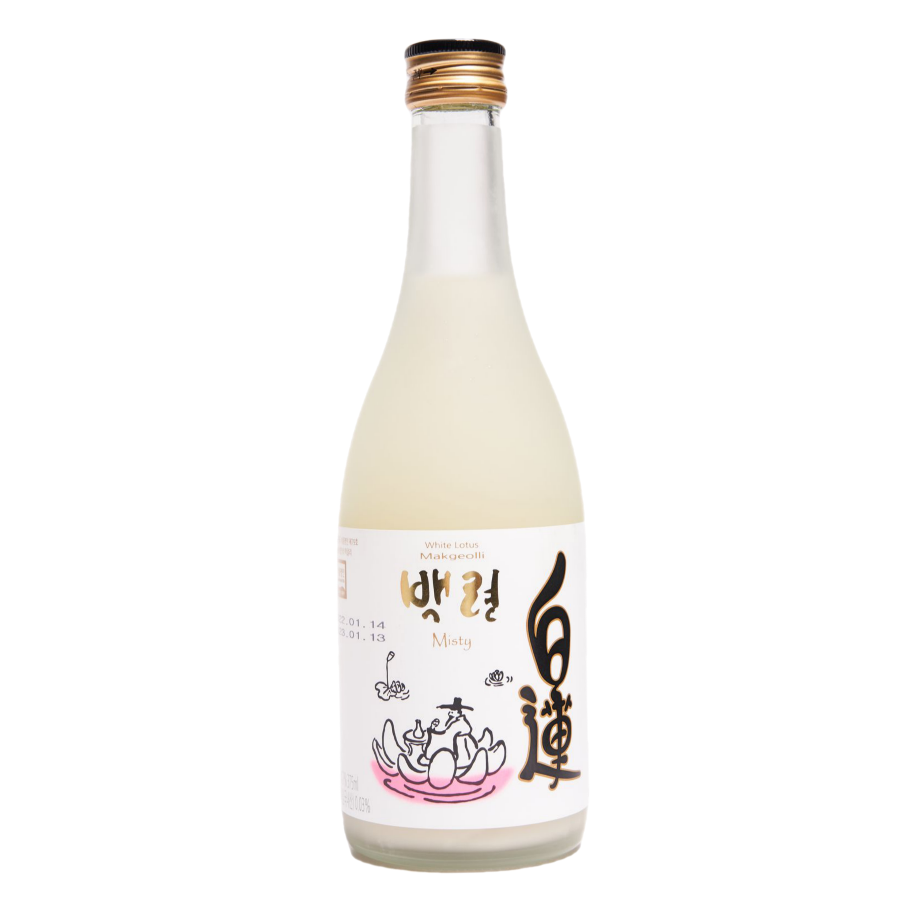 백련 생막걸리 스노우 6도 750ml