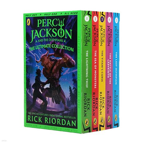 Percy Jackson 1-5 퍼시 잭슨 5종 박스 세트 (영국판) (Percy Jackson #1-5)