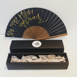 블랙부채 , 그글캘리