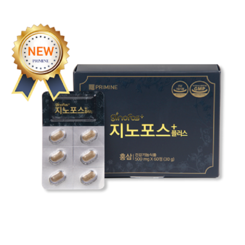<b>프리마인</b> 지노포스 플러스/ 홍삼 <b>면역력</b> 500mg 60정1
