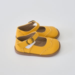 베이비잼 BABYZZAM 남녀공용 납작이플랫 옐로 A014