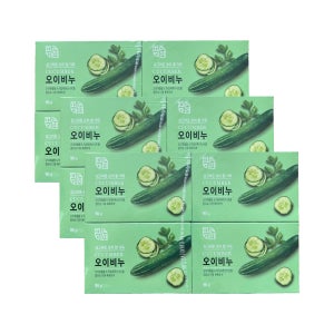자연미인 무궁화 자연미인 오이 비누 90g x 12개 세수 세안 비누