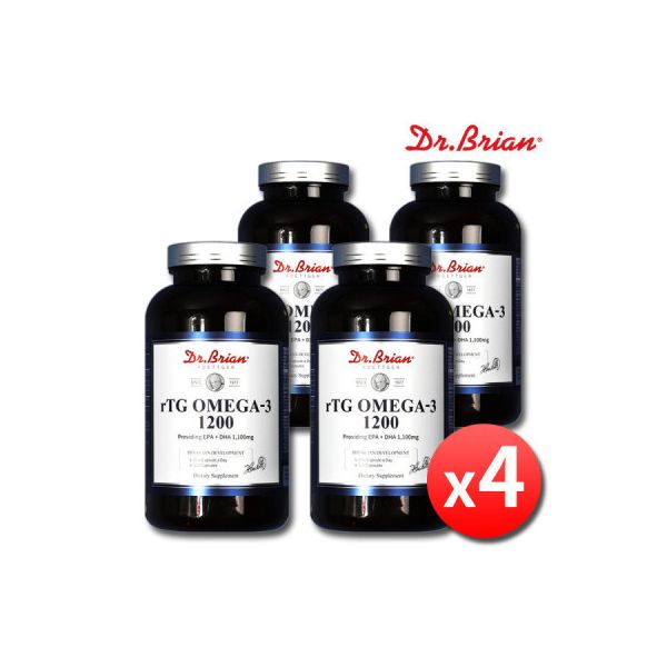 RTG 알티지 <b>오메가</b>3 1200 혈행개선 기억력 4병 24개월 미국 고함량 고순도 EPADHA 엔초비 피쉬오일 코스트코  4개