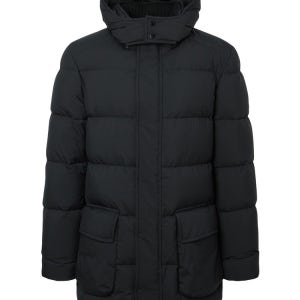 [라움] [RAUM] [라움맨] [라움 남성] [ZEROSETTANTA STUDIO] 네이비 탈착후드 구스다운 패딩점퍼 RAJU3FZA2N3