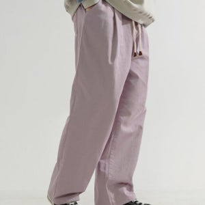 [더블유브이프로젝트] 로너 와이드 코튼팬츠 페일핑크 JJLP7639 5002125819