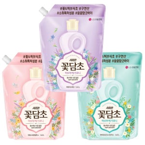 [롯데백화점] LG생활건강 [샤프란] 꽃담초 부케가르니 섬유유연제 리필 1.6L 3종 중 선택1 LE1216258882
