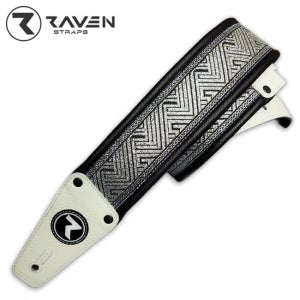 Raven 칠레 소가죽 스트랩 VOODOO Series Silver / White