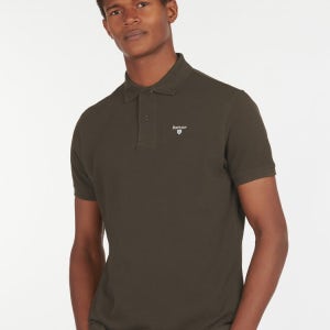 [바버] 남성 다크카키 Sports 폴로셔츠 URTS4E007L3