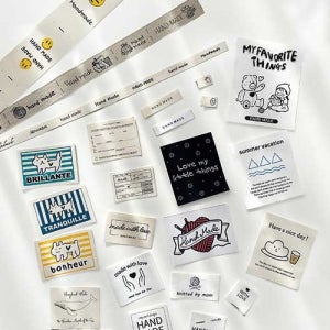 패브릭 라벨 모음