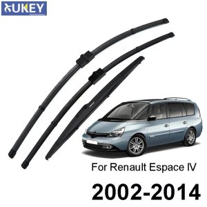 Xukey 앞면 와이퍼 블레이드 키트 Renault Espace 4 2014 2013 2012 2011 2010 2009 2008 2007 20063 2005 2004
