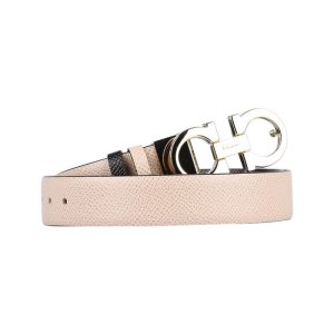 살바토레 페라가모 25SS 간치니 양면 여성벨트(674559) (23A565 0674559)