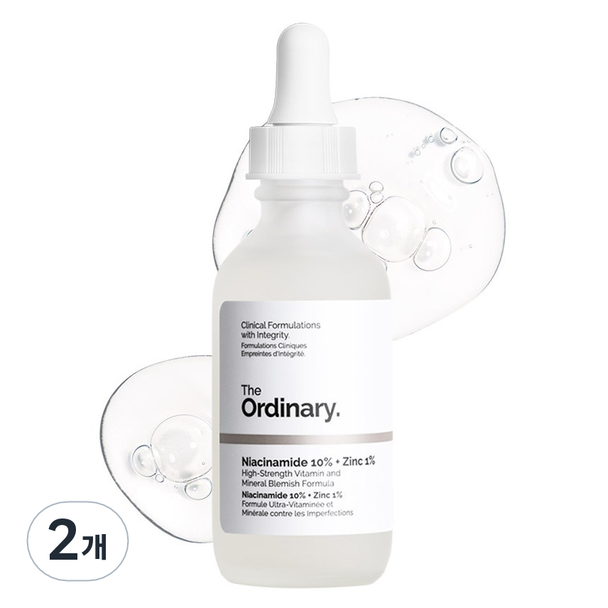 디오디너리 나이아신아마이드 10% + <b>징크</b> 1% 에센스  <b>60ml</b>  2개