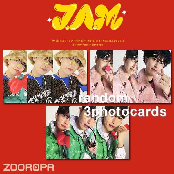 3포토카드 랜덤 김재환 JAM Journey Above Music 개이득