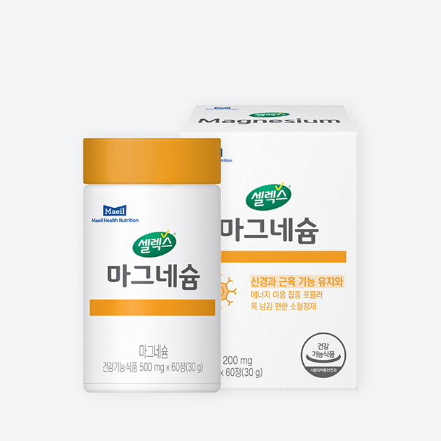 셀렉스 마그네슘 1박스 (500mg X 60정)