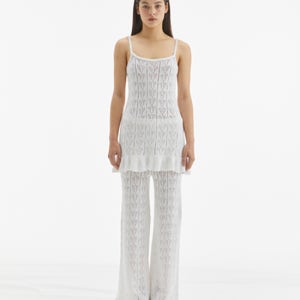 모어댄파라다이스 Heart Croche Dress /  White