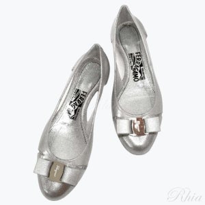 페라가모 바라 보우 젤리 발레 플랫 실버 0356560726366 살바토레 펌프스 035656 726366 437479