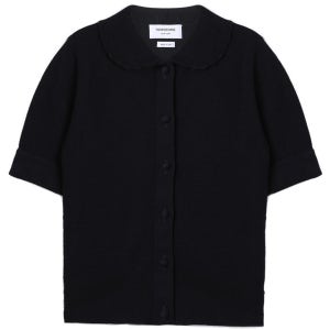 톰브라운 여성 메리노 울 가디건 네이비 FKC552A Y1019 415 라프리마 버튼 니트 폴로 셔츠 FKC552AY1019 71597007