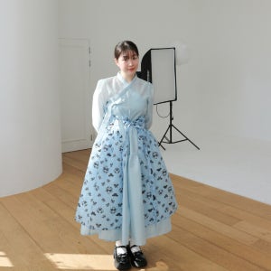 🩵소담견 하늘 캉캉 원피스🩵, 레트로맨스