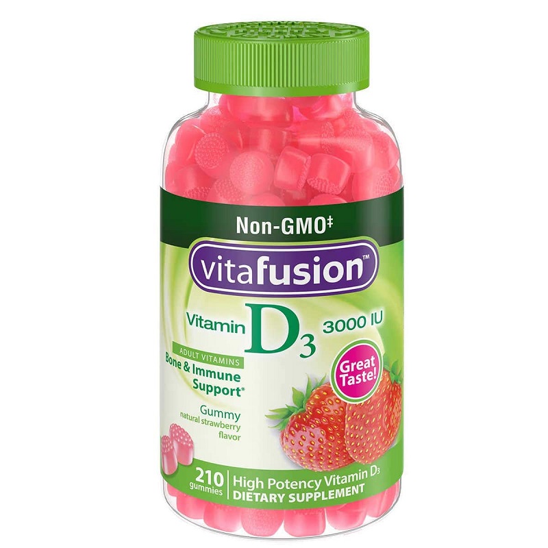 비타퓨전 Vitafusion <b>비타민 D</b>3 3000IU 210구미  1개  기본  210정