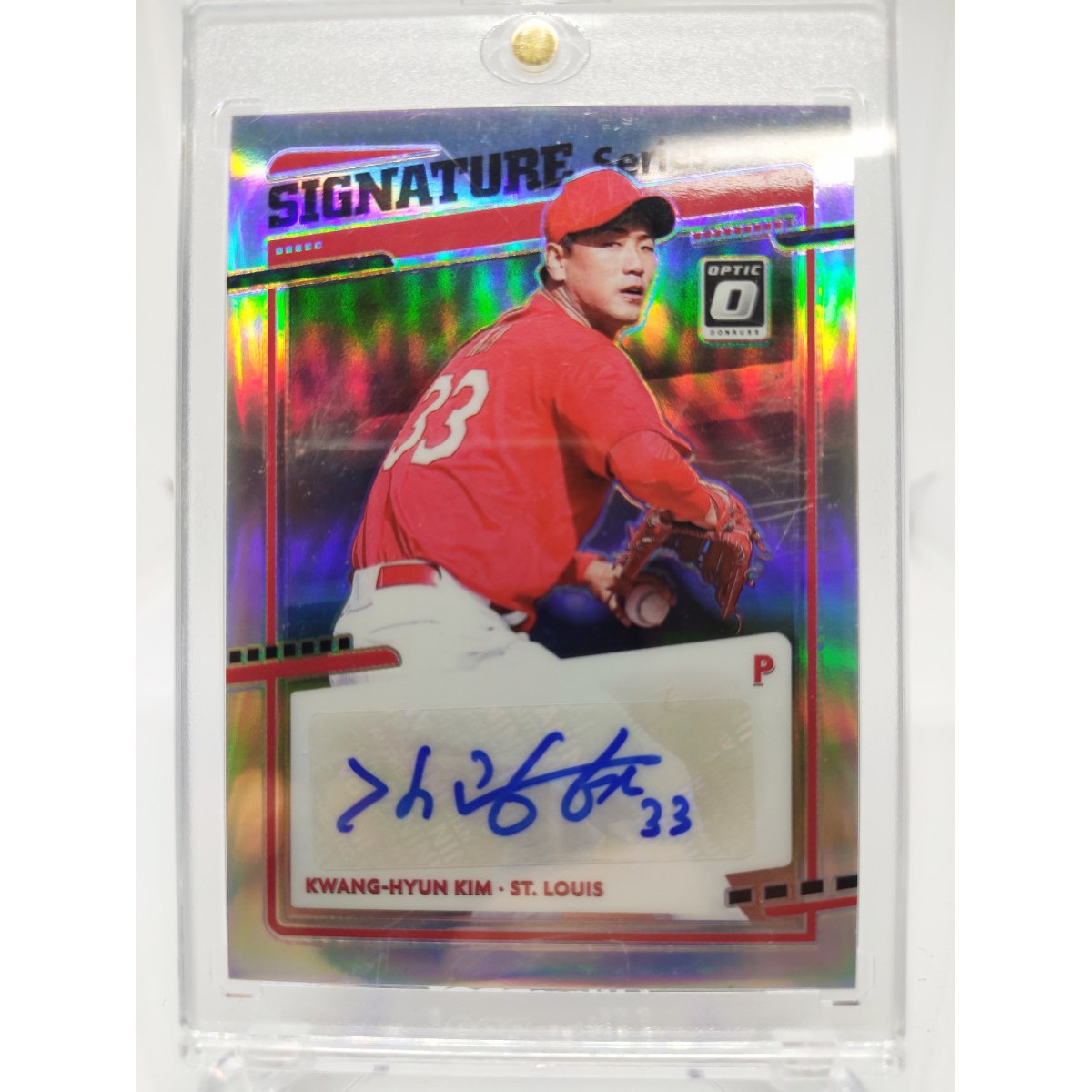 2020 Donruss Optic 김광현 친필싸인 RC 오토카드 야구 싸인카드  1개