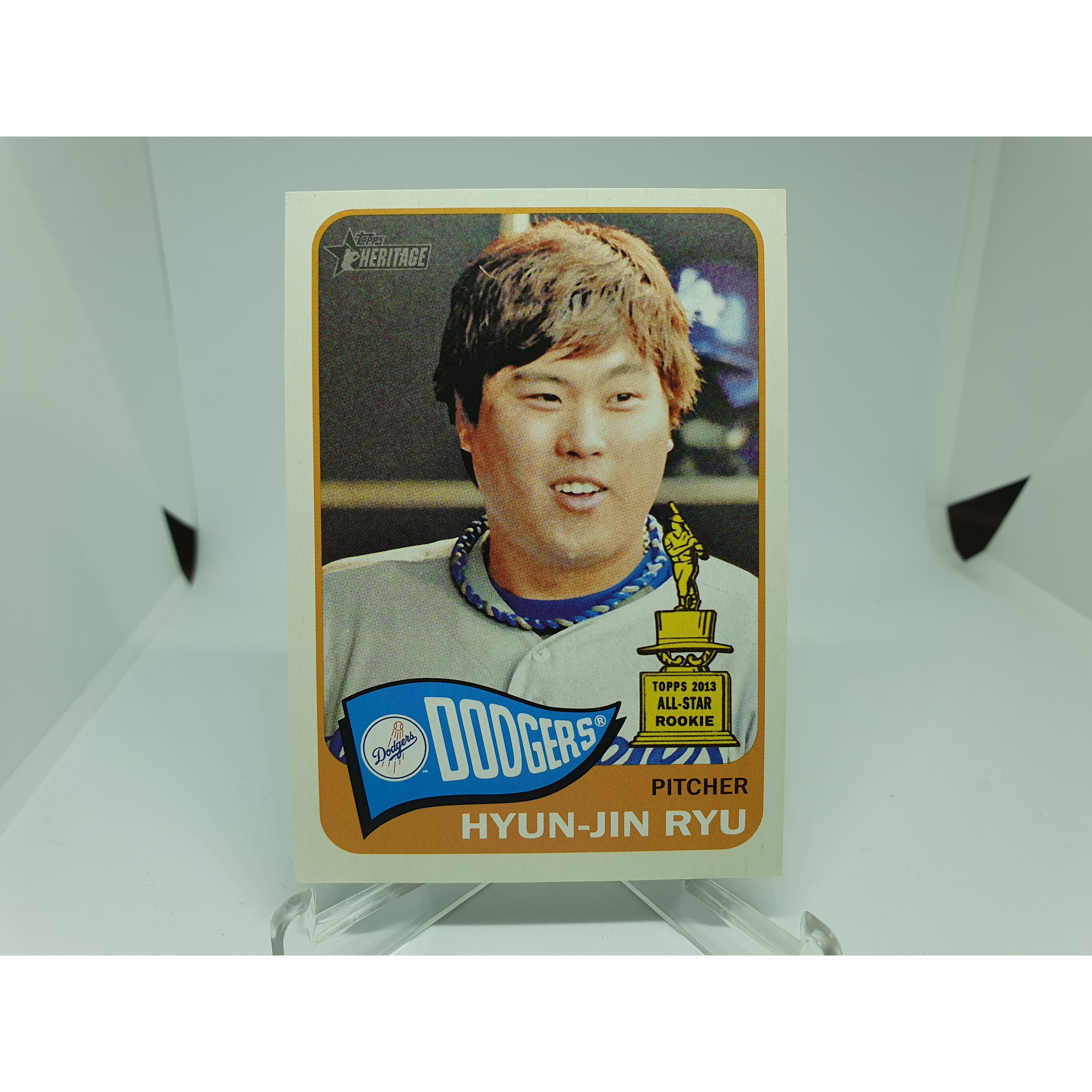 류현진 야구카드 2014 TOPPS Heritage MLB카드 LA 다저스 Dodgers  1개